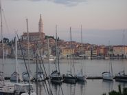 Der wohl bekannteste Blick von der Marina auf Rovinj